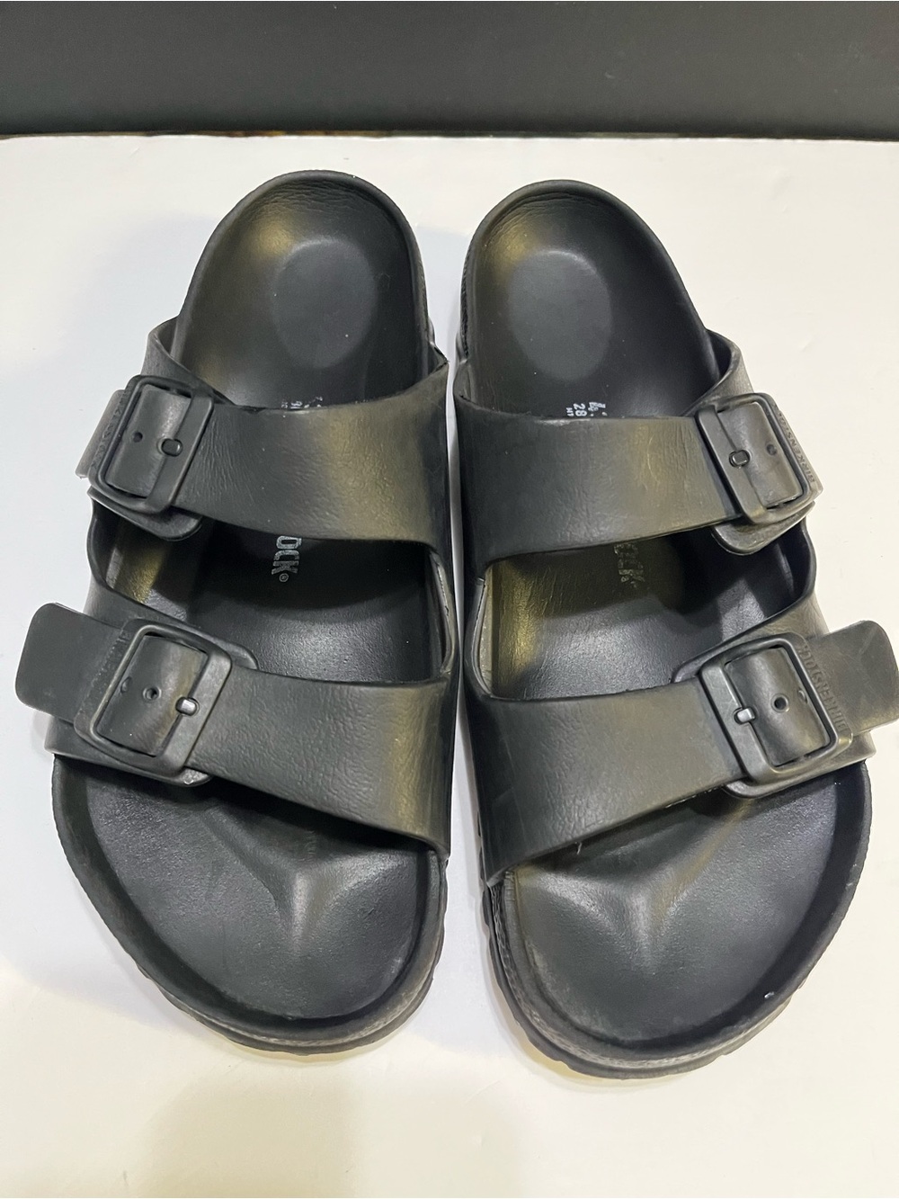 Birkenstock Black EVA Arizona Two-Strap Sandals